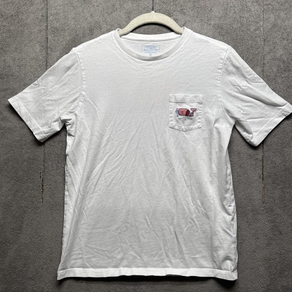 Vineyard Vines Kentucky Derby T-Shirt Boys M 12/14 White Whale Logo Horse Race‎ - Picture 3 of 9